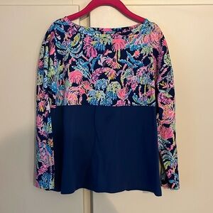 Lilly Pulitzer, Girls Mini Finn Top, size M 6-7